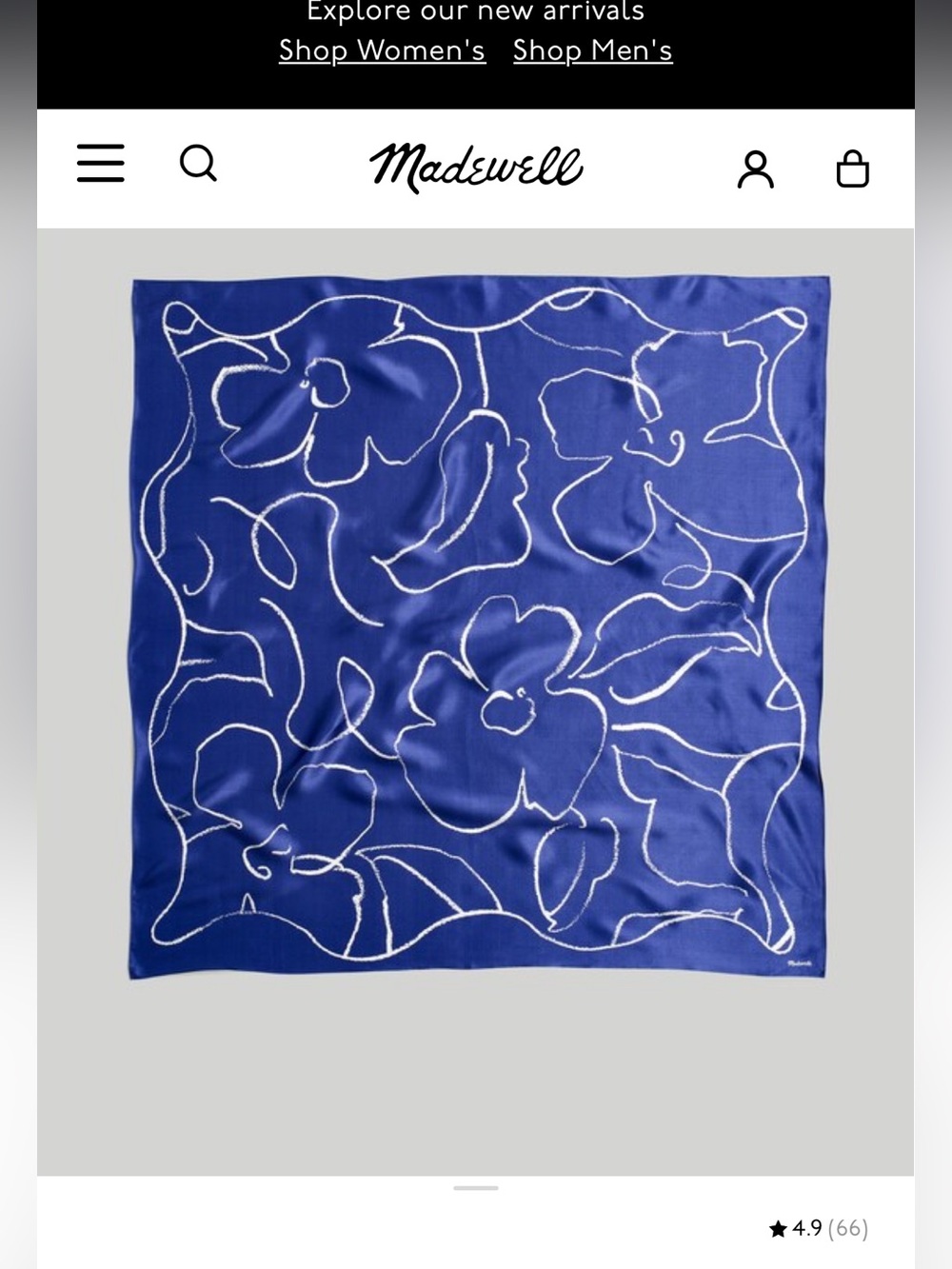 Madewell 100% Silk Bandana - Picture 11 of 12